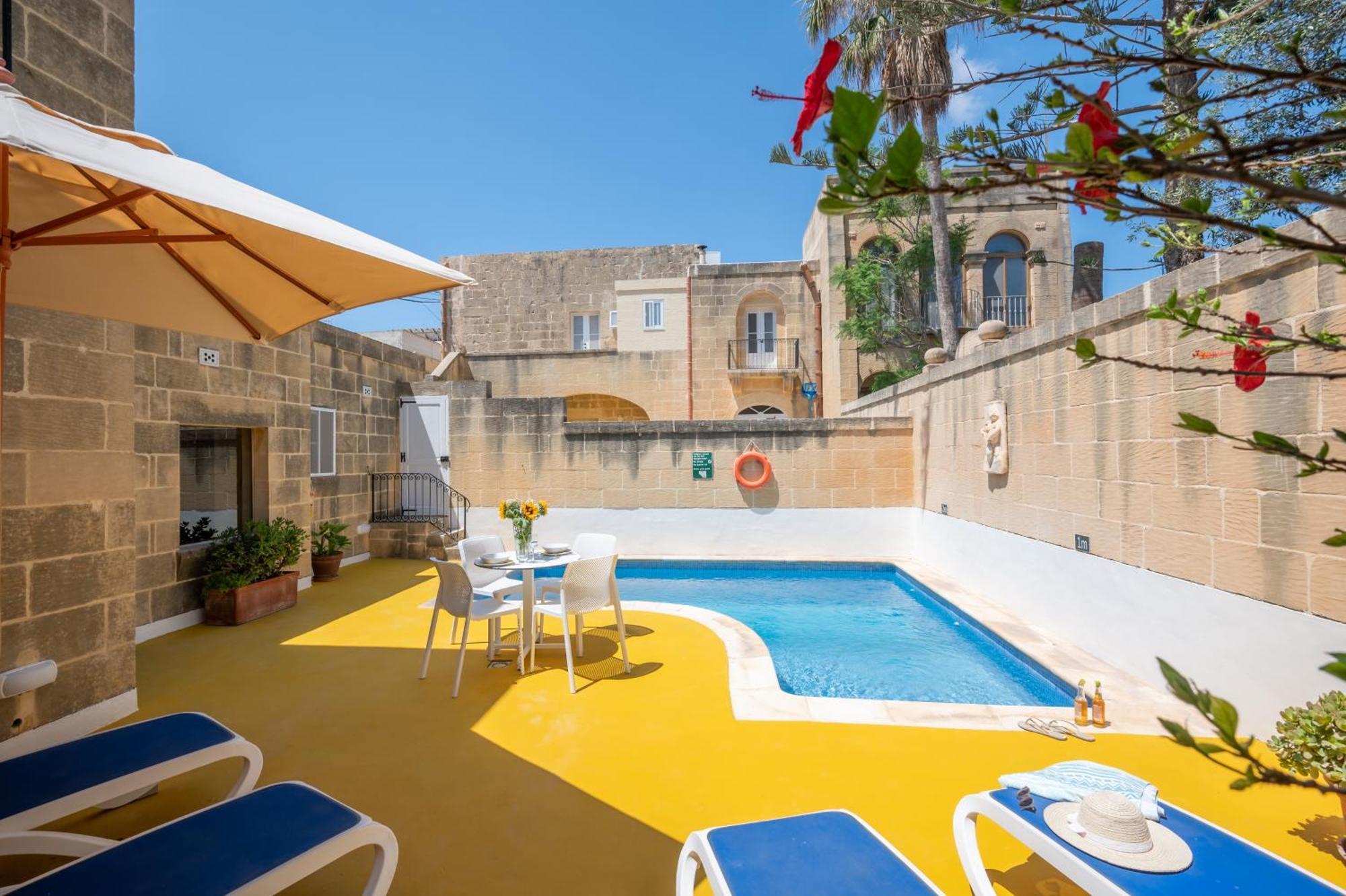 Dar Ta' Mansi Farmhouse With Private Pool Villa Gharb  Bagian luar foto